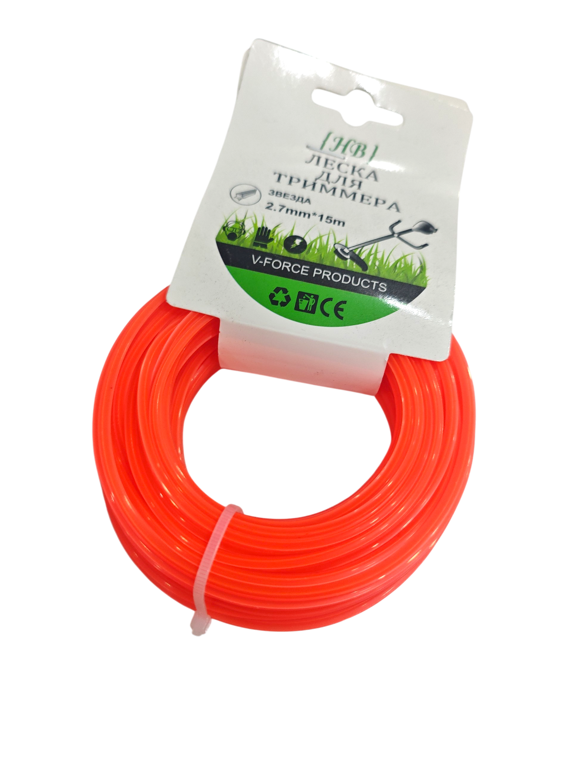 Леска для триммера звезда 2.7 мм*15 м
