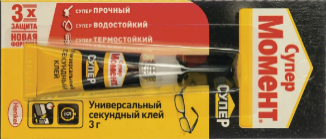 Клей универсальный Момент Супер, 3 г мульти карта