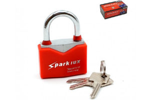 Замок навесной, цветной, "Sparklux"