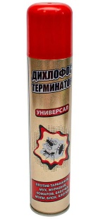 Дихлофос Терминатор Универсал от всех типов насекомых 180мл 140г