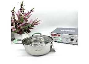 Кастрюля нерж. 1.9 л Fessle F-01403