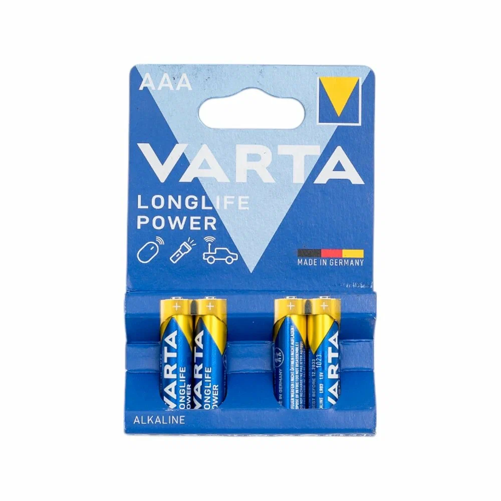 Батарейки Varta ААА мизинчиковые, 4 шт.